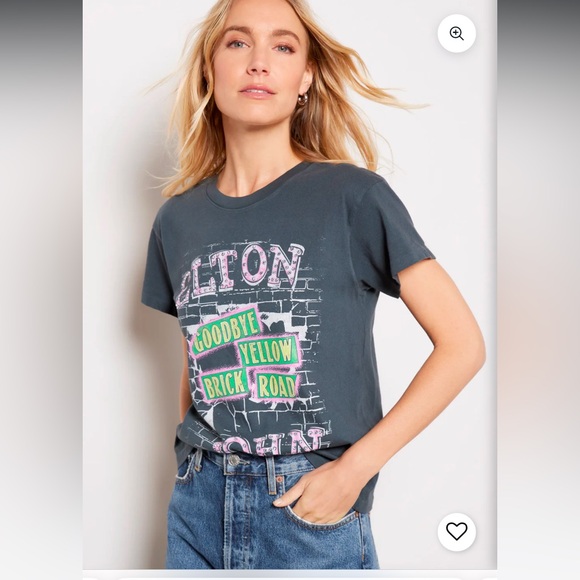 Daydreamer Elton John Goodbye Yellow Brick Road Tee NWT - Picture 1 of 9